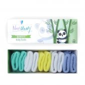 Novibaby 5li Bambu Yenidoğan Bebek Çorap I Summer Boy I 0-6 ay - 1