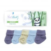 Novibaby 5li Bambu Yenidoğan Bebek Çorap I Rainy I 0-6 ay - 2