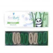 Novibaby 5li Bambu Yenidoğan Bebek Çorap I Greeny I 0-6 ay - 1