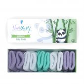 Novibaby 5li Bambu Yenidoğan Bebek Çorap I Lili I 0-6 ay - 1