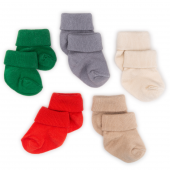 Novibaby 5li Bambu Yenidoğan Bebek Çorap I Winter I 0-6 ay - 2