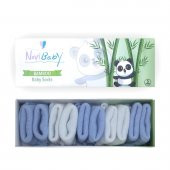 Novibaby 5li Bambu Yenidoğan Bebek Çorap I Bluemy I 0-6 ay - 1