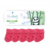 Novibaby 5li Bambu Yenidoğan Bebek Çorap I Candy I 0-6 ay - 2