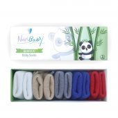 Novibaby 5li Bambu Yenidoğan Bebek Çorap I Cold Weather I 0-6 ay - 1