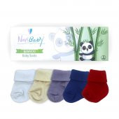 Novibaby 5li Bambu Yenidoğan Bebek Çorap I Cold Weather I 0-6 ay - 2