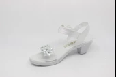 Zerhan Kız Çocuk Şeffaf Tek Bantlı Taşlı Topuklu Abiye Ayakkabı thumbnail 10