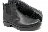 Zerhan 24 Erkek Siyah Fermuarlı Bot - 4