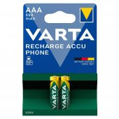 Varta 58397 Phone 550mAh AAA Şarj Edilebilir İnce Kalem Pil 2li Paket - 1
