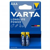 Varta 4903 Longlife Power Alkalin AAA İnce Kalem Pil 2li Paket - 1
