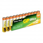 GP Ultra Alkalin AAA İnce Kalem Pil 12li Paket - 1