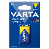 Varta 4922 Longlife Power 6LR61 Alkalin 9V Pil - 1