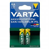 Varta 57063 2700mAh AA Şarj Edilebilir Kalem Pil 2li Paket - 1