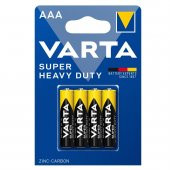 Varta Superlife Manganez AAA İnce Kalem Pil 4lü Paket - 1