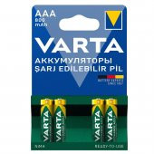 Varta 56703 Power 800Mah Aaa Şarj Edilebilir İnce Kalem Pil 4Lü Paket - 1