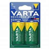 Varta 56720 Power 3000mAh D Şarj Edilebilir Büyük Pil 2li Paket thumbnail 1