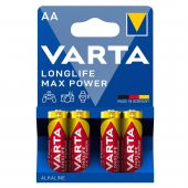 Varta 4706 Longlife Max Power Alkalin AA Kalem Pil 4lü Paket - 1