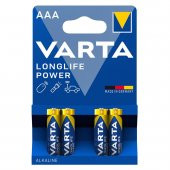 Varta 4903 Longlife Power Alkalin AAA İnce Kalem Pil 4lü Paket - 1
