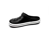 AkınalBella 195 Siyah-Beyaz-Siyah Unisex Sabo Terlik - 2
