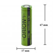 Orion 1.2V Ni-Mh 7/5A 3800mAh Şarj Edilebilir Pil - 4
