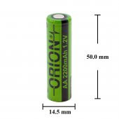 Orion 1.2V Ni-Mh AA 2200mAh Şarj Edilebilir Kalem Pil - 4
