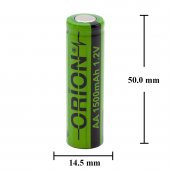 Orion 1.2V Ni-Mh AA 1500mAh Şarj Edilebilir Kalem Pil - 4