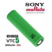 Sony Vtc5 18650 3.7V 2600Mah 30A Li-İon Şarj Edilebilir Pil - 2