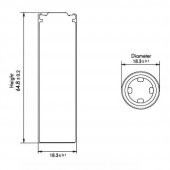 Sony Vtc5 18650 3.7V 2600Mah 30A Li-İon Şarj Edilebilir Pil - 5