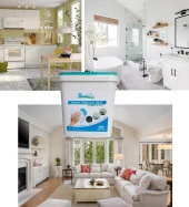 QUICKCARE Dezenfektanlı Yüzey Temizlik Havlusu 400 Yaprak, Kova Mendil Beyaz Sabun Kokulu - 8