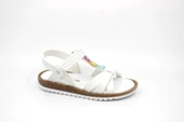 Kız Çocuk Beyaz Cırtlı Sandalet Wendy 24 - 1