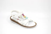 Kız Çocuk Beyaz Cırtlı Sandalet Wendy 24 - 2