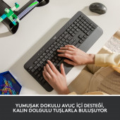 Logitech Signature K650 Bilek Destekli Kablosuz Grafit Klavye 920-010919 - 5