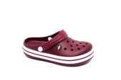 Akınal Bella 195 Bordo-Beyaz-Bordo Unisex Sabo Terlik - 1