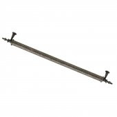 Çekmece Dolap Kapak Kulpu Kulbu 224 mm Antik Gümüş Lüx Metal Kulp - 5