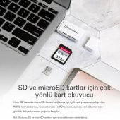 Transcend TS-RDF5R SD/microSD USB 3.1 Kart Okuyucu Pembe - 3