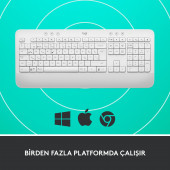 Logitech Signature K650 Bilek Destekli Kablosuz Beyaz Klavye 920-010973 - 5