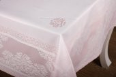 Finezza Viyana Lüx Jakar  Kumaş Pudra Masa Örtüsü  Dikdörtgen 160x220 cm - 1238 - 5