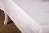 Finezza Viyana Lüx Jakar  Kumaş Pudra Masa Örtüsü  Dikdörtgen 160x220 cm - 1238 - 9