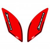 GP Kompozit Bajaj Dominar 250 / 400 2017-2024 Uyumlu Yan Pad Kırmızı - 2