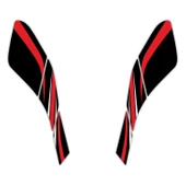GP Kompozit Honda PCX 125 2021-2024 Uyumlu Yan Pad Kırmızı - 2