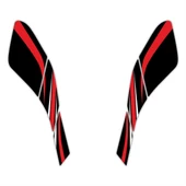 GP Kompozit Honda PCX 125 2021-2024 Uyumlu Yan Pad Kırmızı - 5