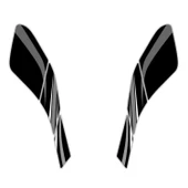 GP Kompozit Honda PCX 125 2021-2024 Uyumlu Yan Pad Gri thumbnail 2