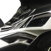 GP Kompozit Honda PCX 125 2021-2024 Uyumlu Yan Pad Gri thumbnail 1