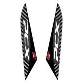 GP Kompozit Honda PCX 125 / 150 2018-2020 Uyumlu Ayak Yan Pad Siyah - 1