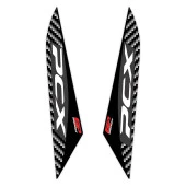 GP Kompozit Honda PCX 125 / 150 2018-2020 Uyumlu Ayak Yan Pad Siyah - 3