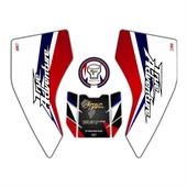 GP Kompozit Honda Africa Twin CRF1100L Adventure 2020-2023 Uyumlu Tank Pad Seti Beyaz - 6