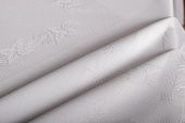 Finezza Çınar Lüx Jakar Bambu Kumaş Gri Masa Örtüsü 160x220 cm - 1241 - 9