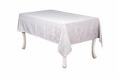Finezza Çınar Lüx Jakar Bambu Kumaş Gri Masa Örtüsü 160x220 cm - 1241 - 10