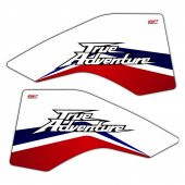 GP Kompozit Honda Africa Twin CRF1100L Adventure 2020-2023 Uyumlu Tank Pad Seti Beyaz - 1