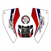 GP Kompozit Honda Africa Twin CRF1100L Adventure 2020-2023 Uyumlu Tank Pad Seti Beyaz - 2