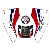 GP Kompozit Honda Africa Twin CRF1100L Adventure 2020-2023 Uyumlu Tank Pad Seti Beyaz - 4
